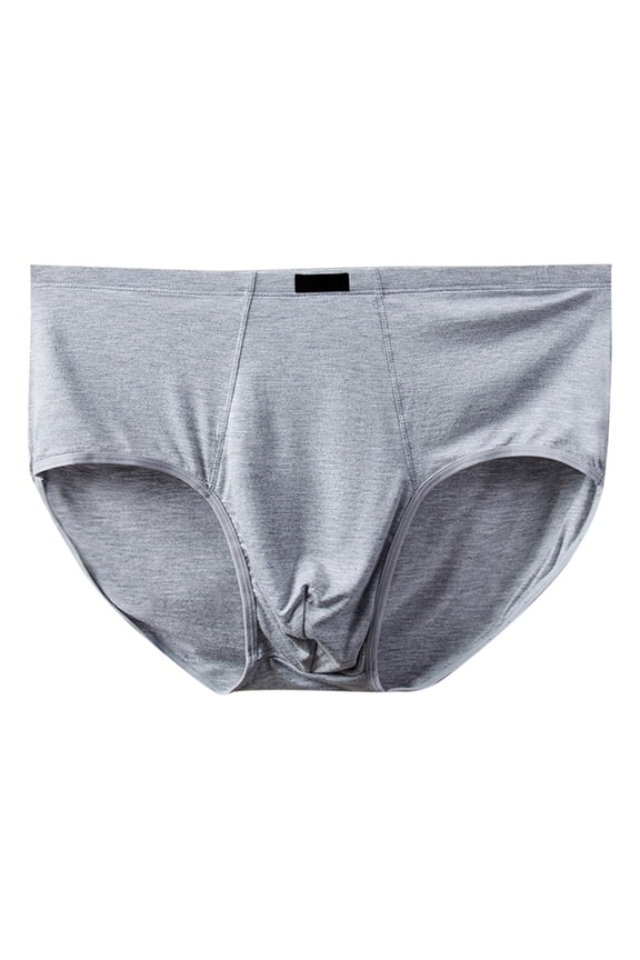 ,Men's Ball Pouch Briefs Oversized Sexy Jock Strap Enhancer Underwear Running Hammock Pouch Underpants Light Gray XXXXL
