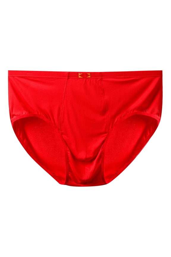 ,Men's Ball Pouch Briefs Oversized Sexy Jock Strap Enhancer Underwear Running Hammock Pouch Underpants Red XXXXXXL