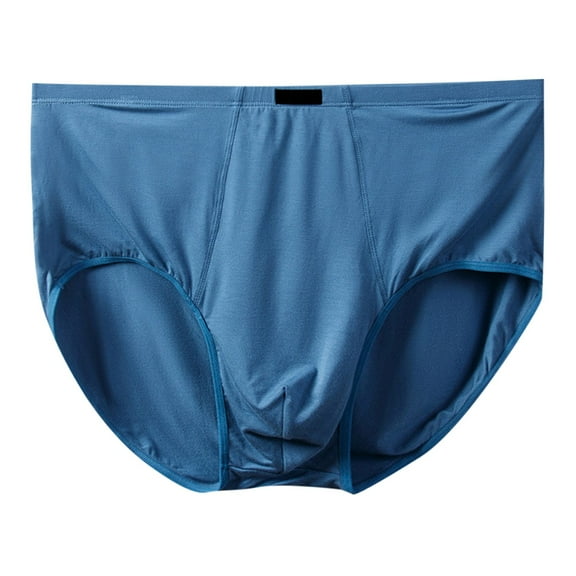 khonts,Men's Ball Pouch Briefs Oversized Sexy Jock Strap Enhancer Underwear Running Hammock Pouch Underpants Sky Blue XXL