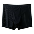 thumbnail image 1 of khonts,Men's Big Tall Boxer Briefs Soft Comfortable Underwear Moisture Wicking Oversized Inner Pants Black XXXXXXXXL, 1 of 4