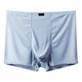thumbnail image 1 of khonts,Men's Big Tall Boxer Briefs Soft Comfortable Underwear Moisture Wicking Oversized Inner Pants Light Gray XXXXXL, 1 of 8