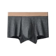 thumbnail image 1 of khonts,Men's Boxer Briefs Breathable Cotton Underwear Moisture Wicking Soft Underpants Grey XXL, 1 of 4