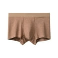 thumbnail image 1 of khonts,Men's Boxer Briefs Breathable Cotton Underwear Moisture Wicking Soft Underpants Khaki XL, 1 of 3