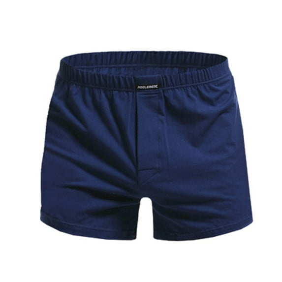 khonts,Men's Boxer Briefs Classic Relaxed Fit Underwear Stretch Moisture Wicking Underpants Dark Blue XL