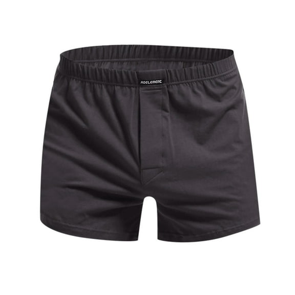 khonts,Men's Boxer Briefs Classic Relaxed Fit Underwear Stretch Moisture Wicking Underpants Grey XL