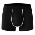 thumbnail image 1 of khonts,Men's Boxer Briefs Soft Performance Boxers with Fly Pouch Quick Dry Active Underwear White M, 1 of 3