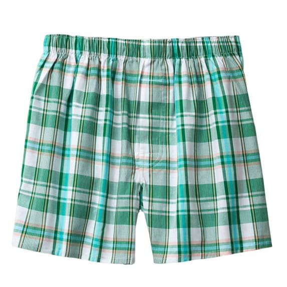khonts,Men's Loose Fit Boxer Briefs Underwear Breathable Sleep Shorts Daily Use Quality Fabric Comfortable Underpants Green XXL