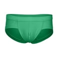 thumbnail image 1 of khonts,Men's Low-Rise U Pouch Underwear Briefs Sexy Breathable Super Soft Comfort Solid Underpants Green XXXL, 1 of 8