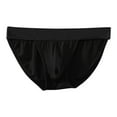 thumbnail image 1 of khonts,Men's Narrow Side Low Rise Underwear Briefs Comfortable And Breathable Soft with Contour Pouch Black XL, 1 of 3