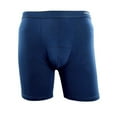 thumbnail image 1 of khonts,Men's Performance Boxer Briefs Athletic Sport Underwear Long Leg Cool Dry Underpants Blue XL, 1 of 3