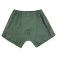 thumbnail image 1 of khonts,Men's Tear Away Boxer Briefs Soft Side Snap on Underwear Reusable Stick-On Briefs Mid Rise Breathable Underpants Dark Green XXXL, 1 of 6