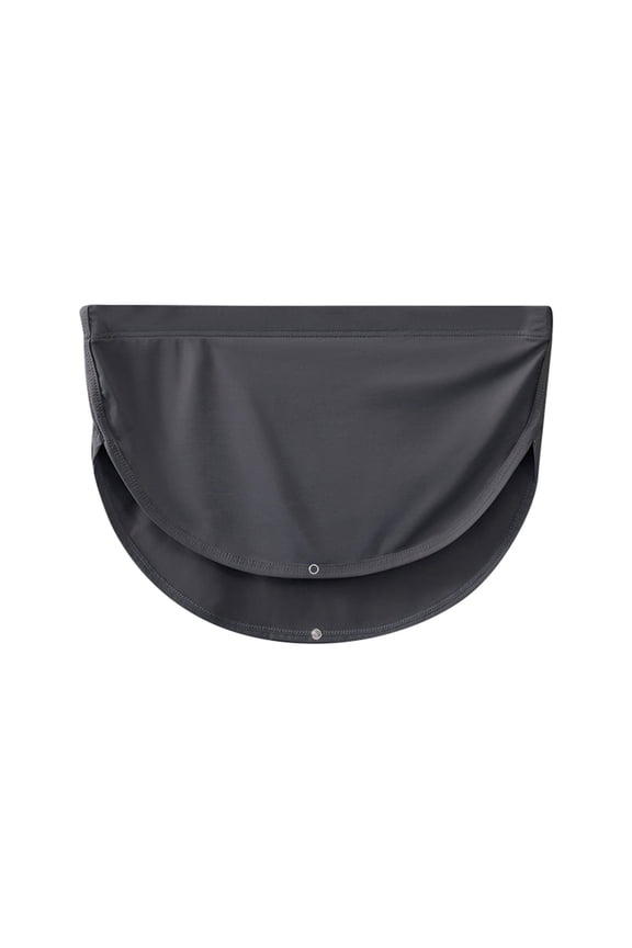 ,Men's Ultra-Thin Ice Silk Boxer Briefs Underwear Split Side Loincloth Thongs Breathable Pouch Low Rise Panties Grey M