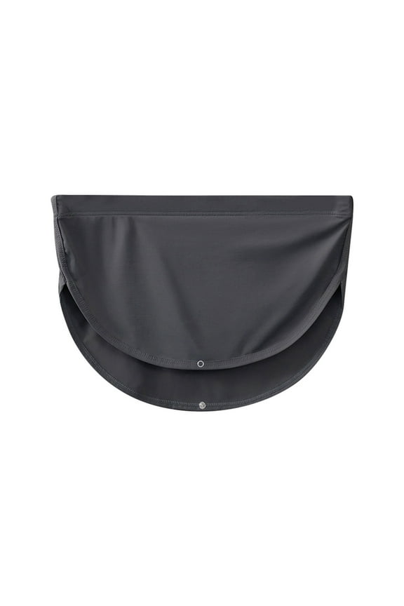 ,Men's Ultra-Thin Ice Silk Boxer Briefs Underwear Split Side Loincloth Thongs Breathable Pouch Low Rise Panties Grey XXL