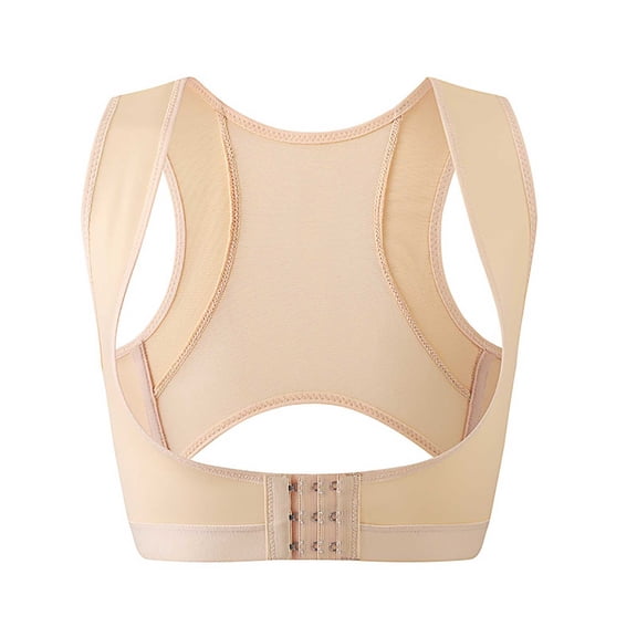 khonts,Women's Chest Brace Push up Posture Corrector Shape Wear Sleeveless Tops Back Shaper Vest White M