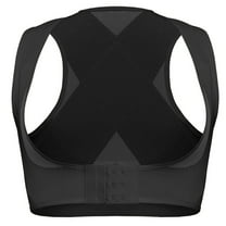 khonts,Women's Chest Brace Push up Posture Corrector Shapewear Sleeveless Tops Back Shaper Vest Black XL
