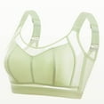 thumbnail image 1 of khonts,Women's Wireless Supportive Push up Bras Full Coverage Comfortable Breathable Bra Smoothing Extra Thin Pad Soft Bralettes for Large Green 48, 1 of 6