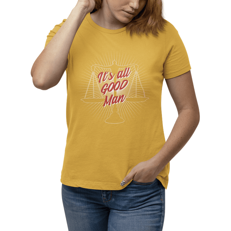 mustard yellow graphic tee