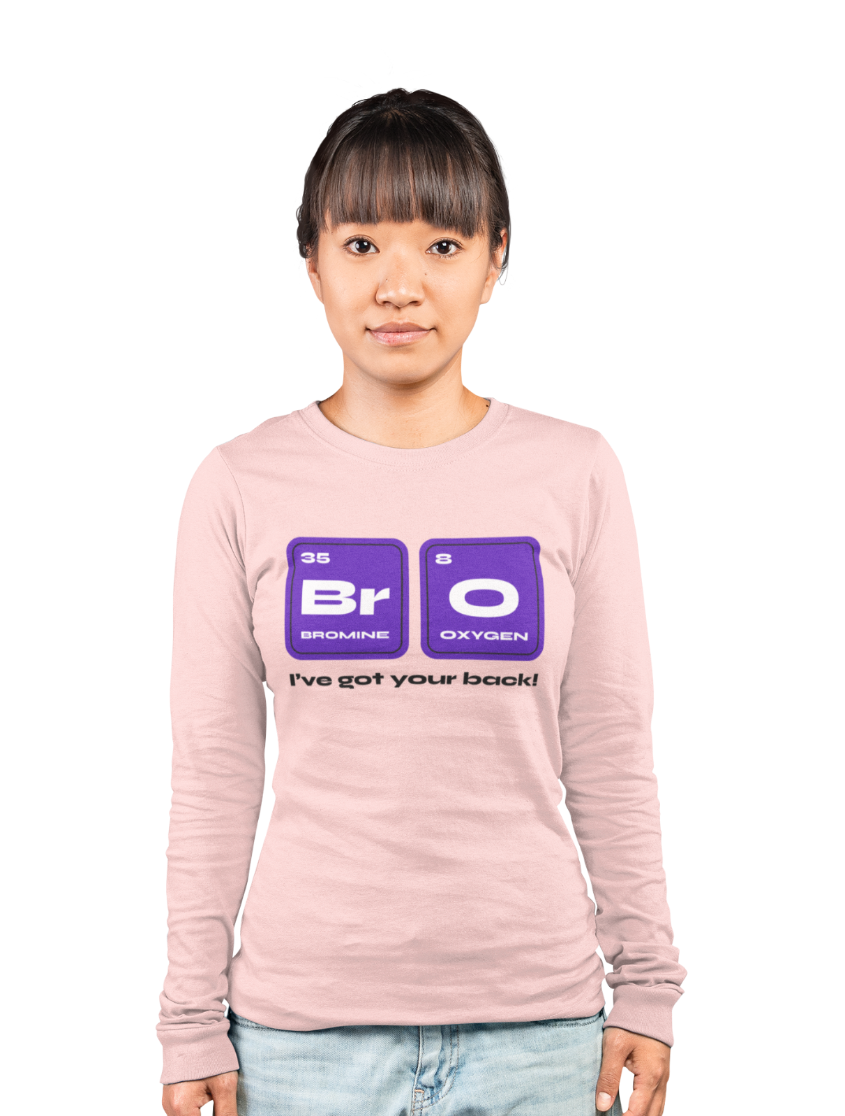 kiMaran Funny Periodic Table TShirt BrO Got your back! Unisex Long