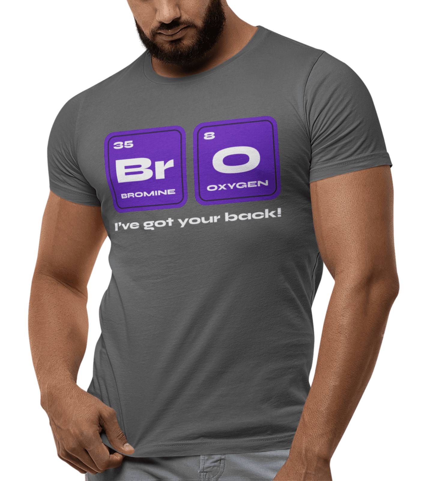 kiMaran Funny Periodic Table TShirt BrO Got your back! Unisex Short