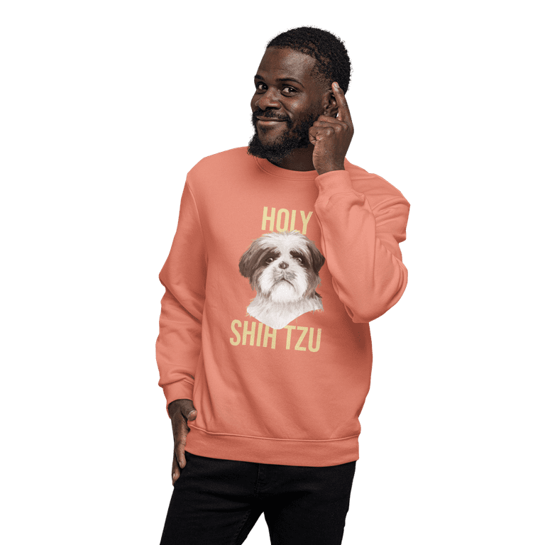 kiMaran Shih Tzu Cute Dog Funny Quote Design HOLY Shih TZU Printed