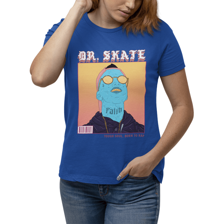 kiMaran T-Shirt HIP HOP DR. SKATE Tough Soul Born to RAP Unisex