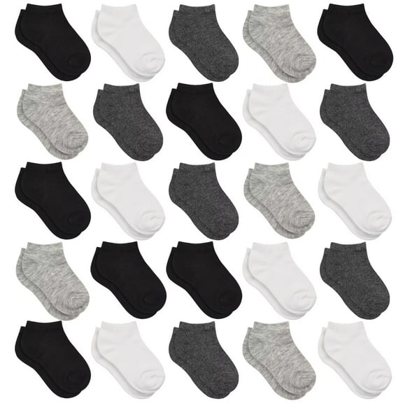 Kids Socks, 25 Pairs Toddler Socks Low Cut for Boys Girls(2-7 Years Old), 25 Pairs Children Ankle Socks Set