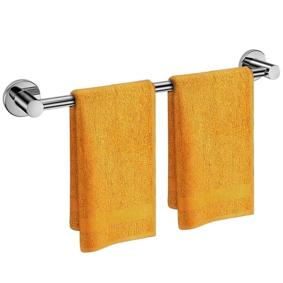 Towel Rack for Bathroom - 20'' Rustproof Towel Holder, Sturdy Towel Bar Wall Mounted, Space-Saving Towel Hanger, Bathroom Accessories, Home Decor, Apparment Essentials, Silver