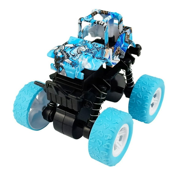 kidds Toy Off-Road Truck with Inertia Powered Wheelie Action, Stunt Vehicle for Boys and Girls Indoor Outdoor Play