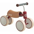 thumbnail image 1 of Kidpop Big Bee 4-Wheel Baby Balance Bike and Toddler Ride-On Toy for Indoor Outdoor, 8 to 18 Months, Red, 1 of 1