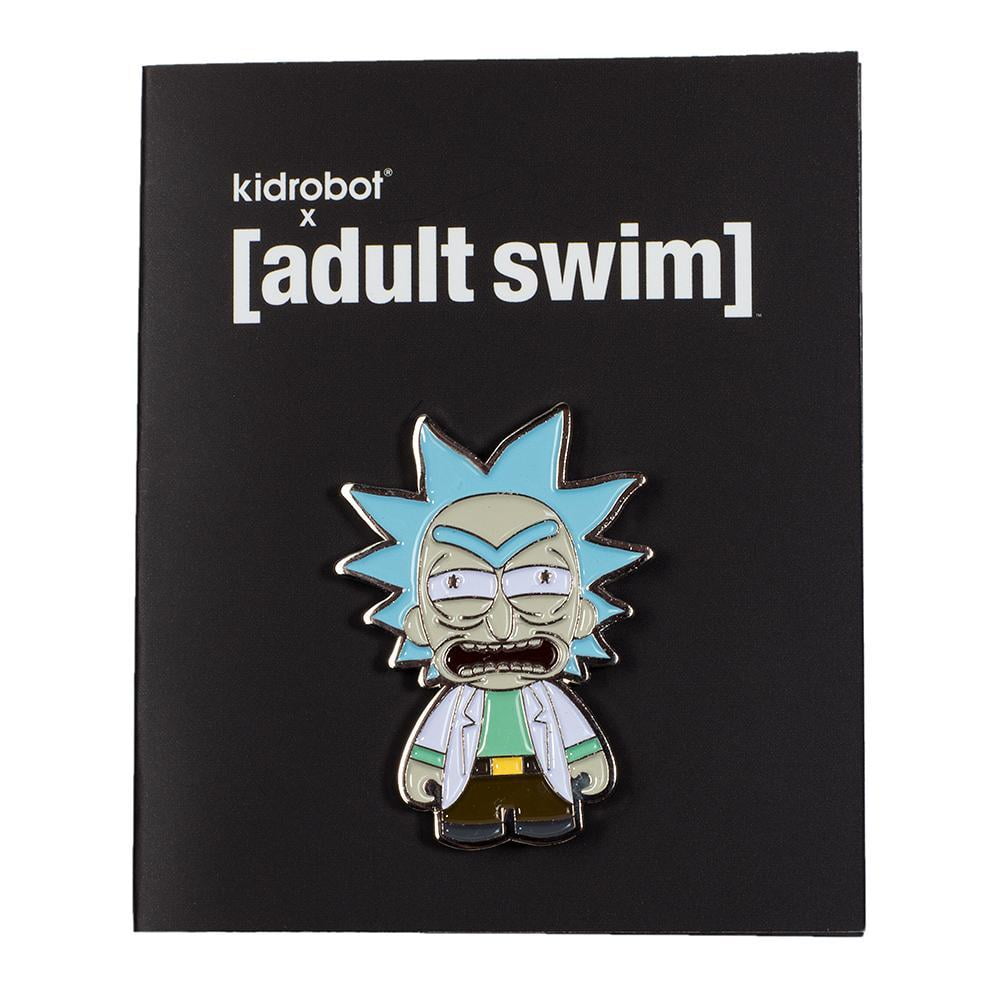 kidrobot Adult Swim Enamel Pin Series 1 - Angry Rick from Rick and Morty