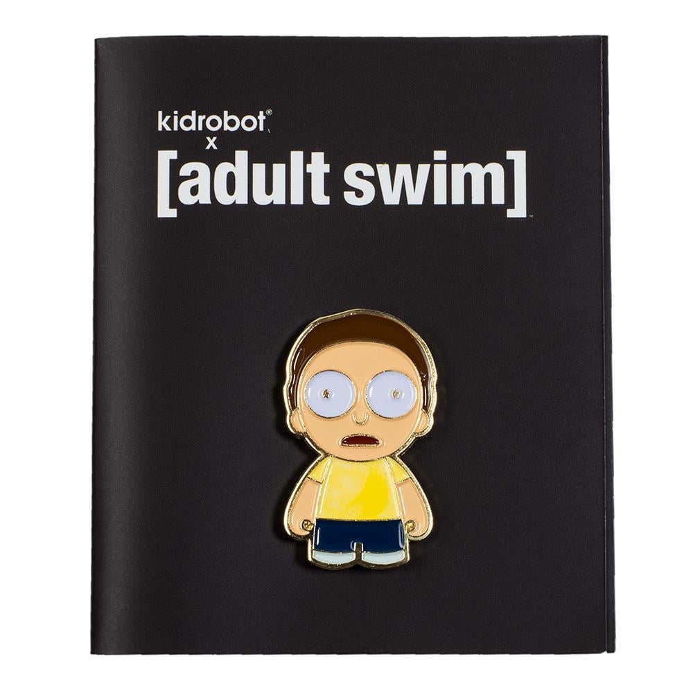 kidrobot Adult Swim Enamel Pin Series Morty from Rick and