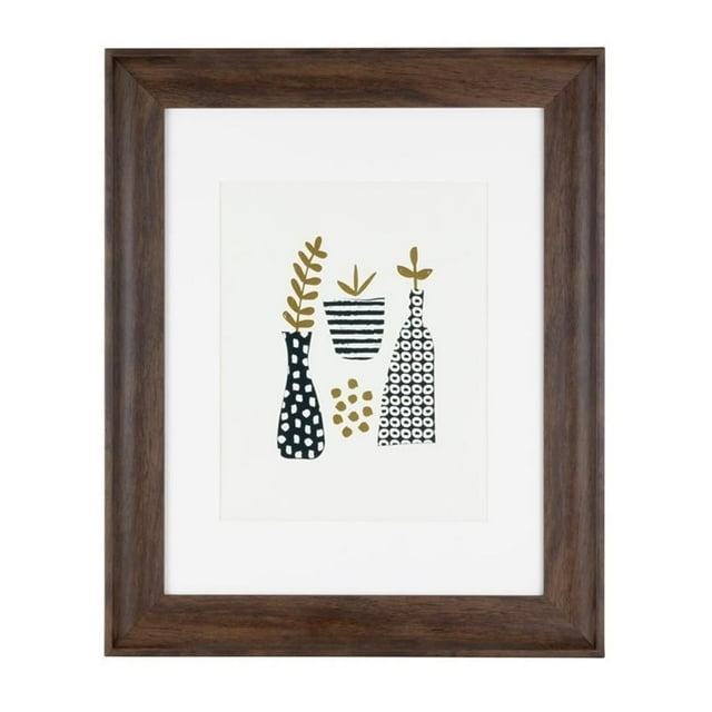 kieragrace KG Austin  Archer Wood Frame  11x14" Brown Plastic