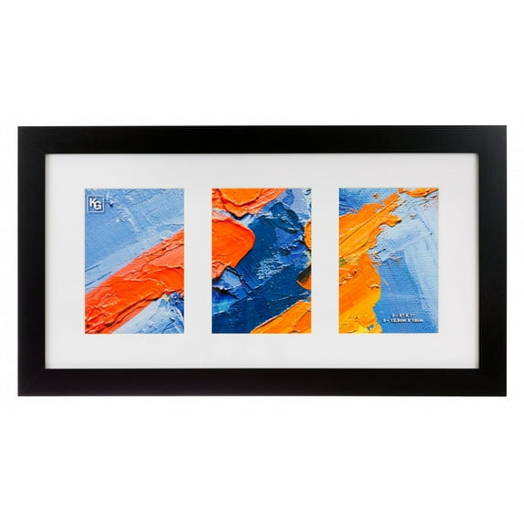 kieragrace KG Modern Langford Collage Frame Black Engineered Wood