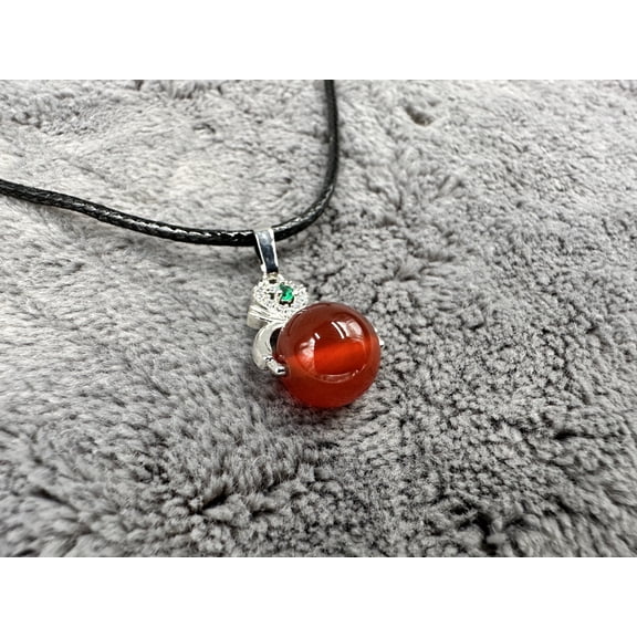 kiki home Genuine Natural Gemstone Jewelry Red agate choker necklace