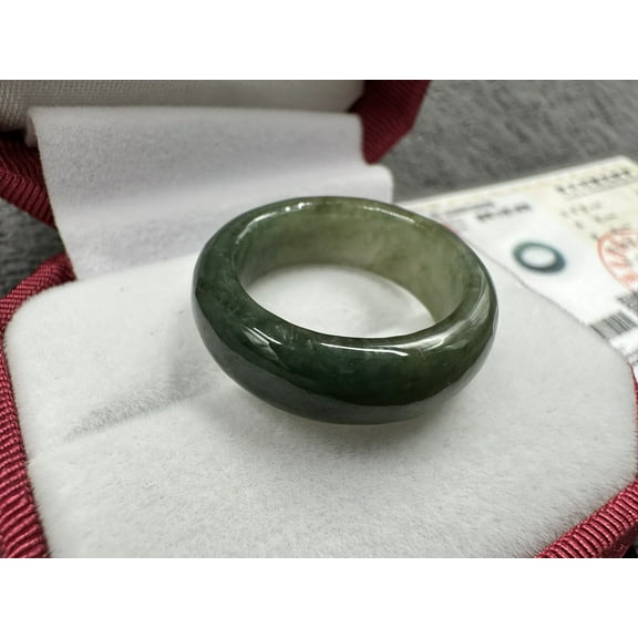 kiki home Genuine Natural Jade Gemstone Jewelry Jade ring