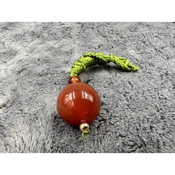 kiki home Genuine Natural Jade Gemstone Jewelry Red Green chalcedony necklace