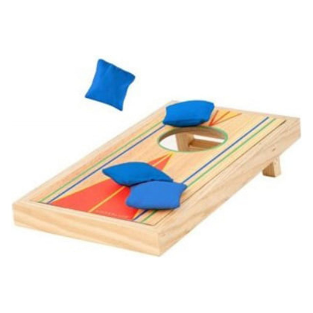 kikkerland desktop cornhold bean bag game