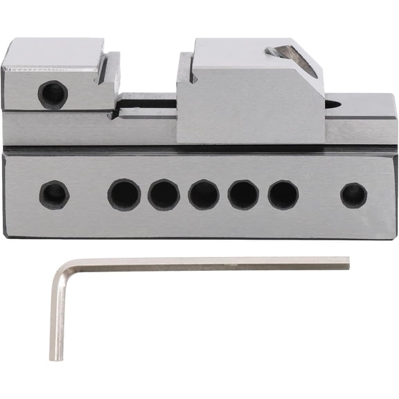 kimllier 1 Inch Parallel Grinding Screwless Vise, Mini Insert Toolmaker Vise, 0.0002 Accuracy
