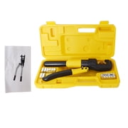 kimllier 10 Ton Hydraulic Wire Crimping Tool Terminal Crimper Crimping Tool with 8 Dies for Crimping Wires and Butt Connectors