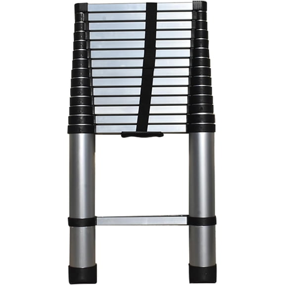 kimllier 14.5 Ft Telescoping Extension Ladder Folding Telescopic Aluminum Ladders Collapsible Lightweight for Home and Outdoor Work