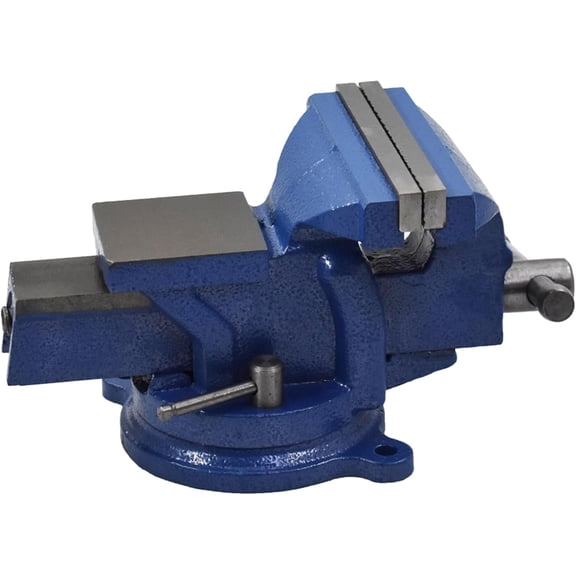 kimllier 5 Inch Bench Vises with 360-Degree Rotation Swivel Anvil Heavy Duty Bench Vise for Clamping Fixing