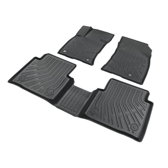 kimllier Durable Stain Resistant 2 Row TPE Floor Liners 3PCS For Lincoln Corsair 2020-26
