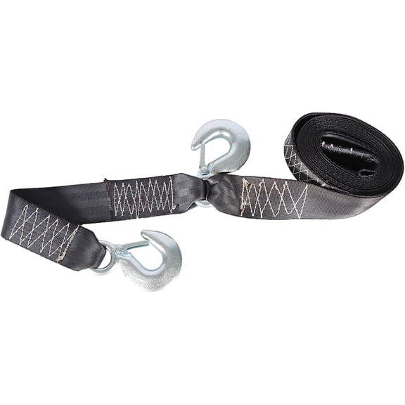 kimllier Trailer Winch Strap 2 x 20 with Safety Snap Hook 3300 LBS Replacement for Towing Vehicles Boats Jet Ski