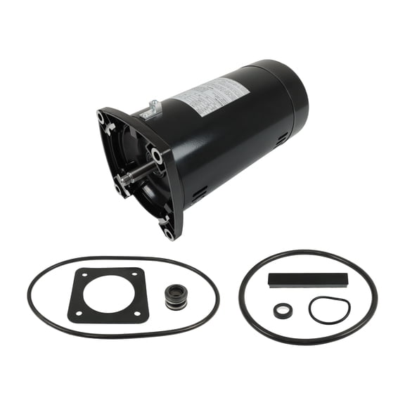 kimllier USQ1102 Square Flange Pool Motor, 1 HP Pool Pump Motor Replacement for A. O. Smith, 48Y Frame. 3450 RPM