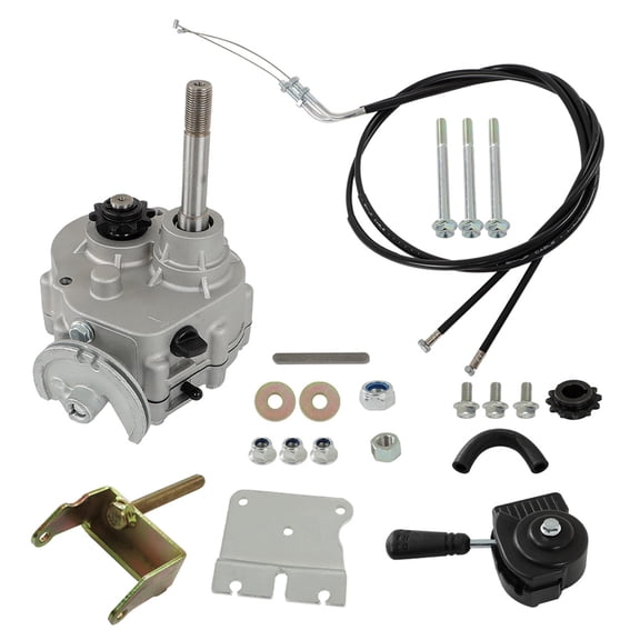 kimllierGo Kart Forward Reverse Gearbox 3 Shift Modes Replacement for 30 Series Torque Converter 2hp-13hp Engine 212cc GearBox 4 Stroke 35/40/41/420 12/10T Chain Go Kart