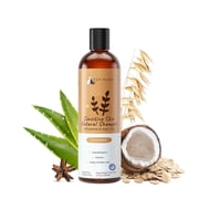 kin+kind Sensitive Skin Natural Dog and Cat Shampoo - Gentle Oatmeal Clean - Fragrance Free - 12 fl oz
