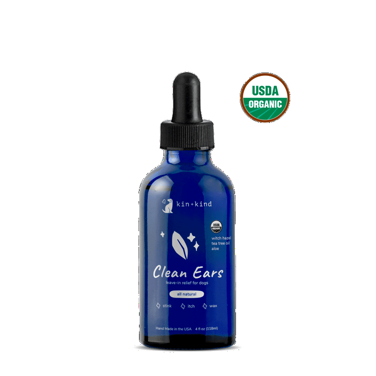 CLEAN EARS (Natural Dog Ear Cleaner & Odor Remover) – kin+kind