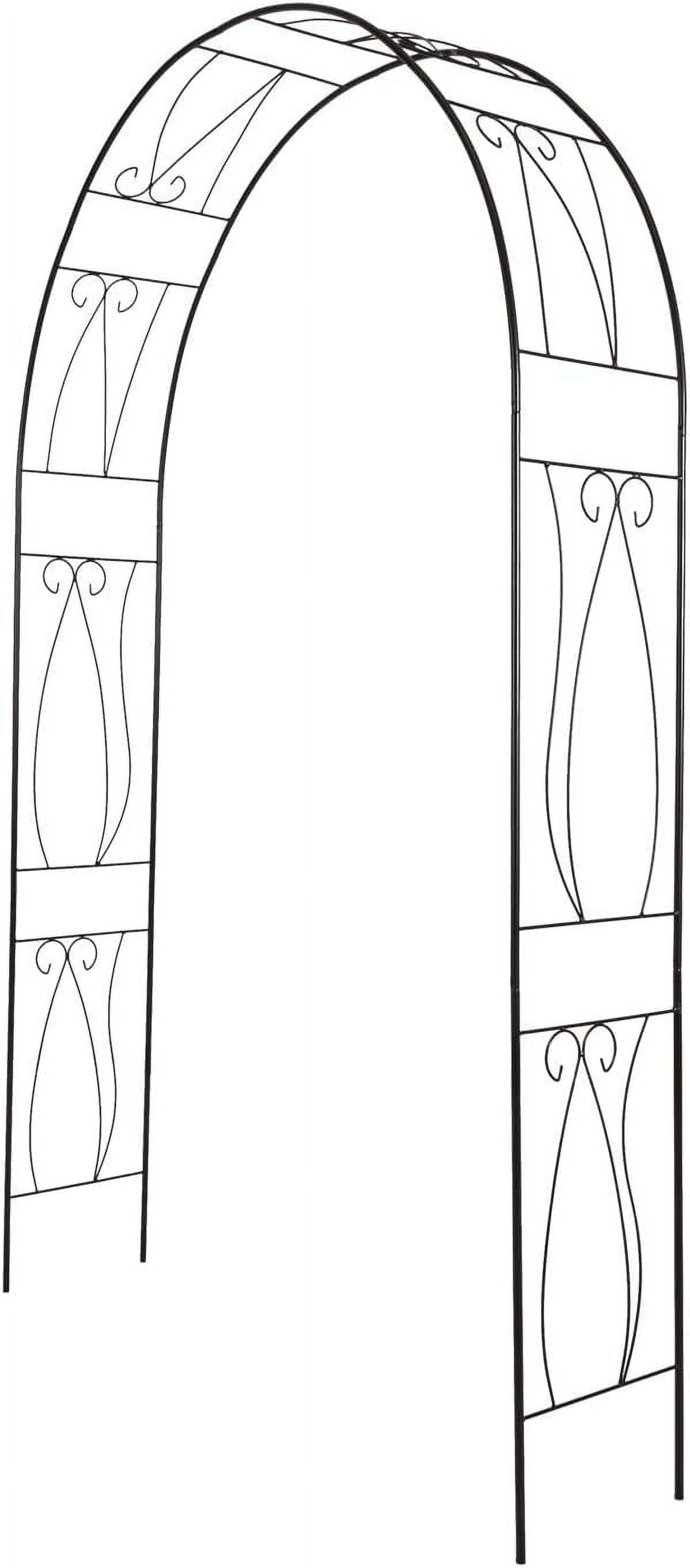 kinbor Garden Arch Arbor - 60 Inch Wide Garden Arch Trellis for ...