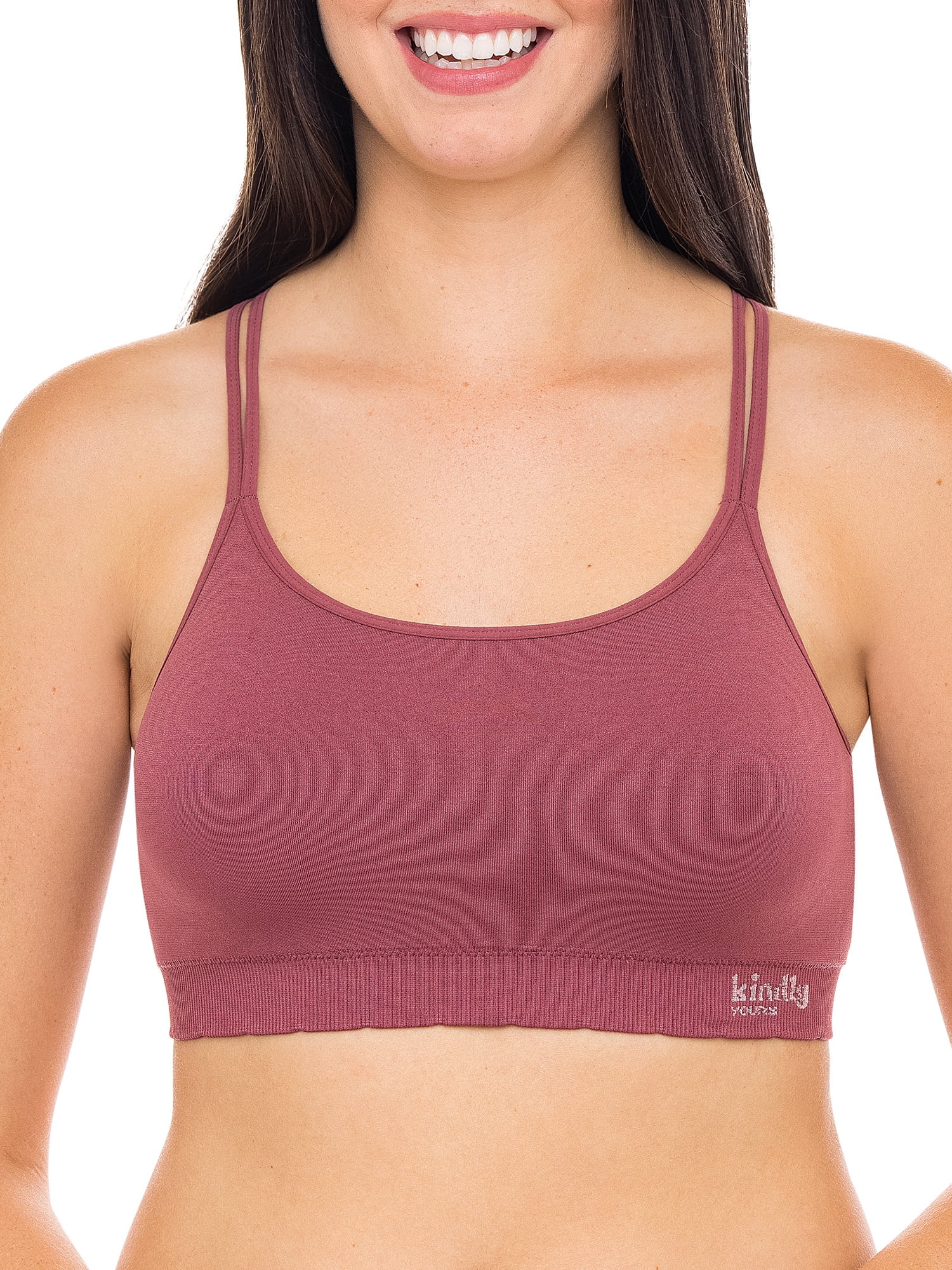Kindly Yours Women's Seamless X-Back Bralette, Sizes S - XXXL
