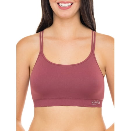 Kindly Yours Women's Seamless X-Back Bralette, Sizes S - XXXL
